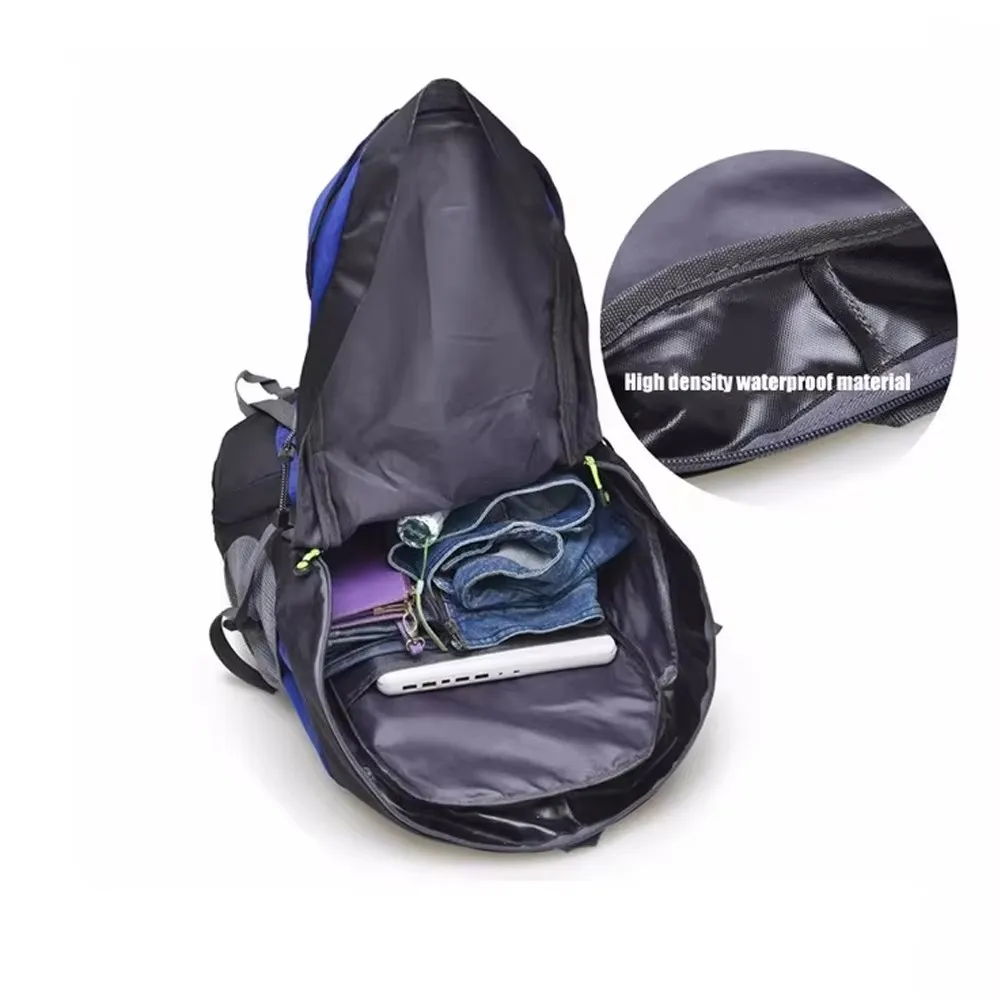 High Quality Waterproof Polyester Lined Zipper Closure England Style Camping Backpack Travel Rucksack Hunting Day Pack Unisex OT