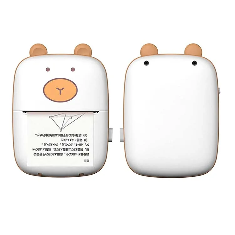 Portable Notes Printer 55mm Mini Pocket BT Thermal Photo Image Printer Compatible With All Smartphone