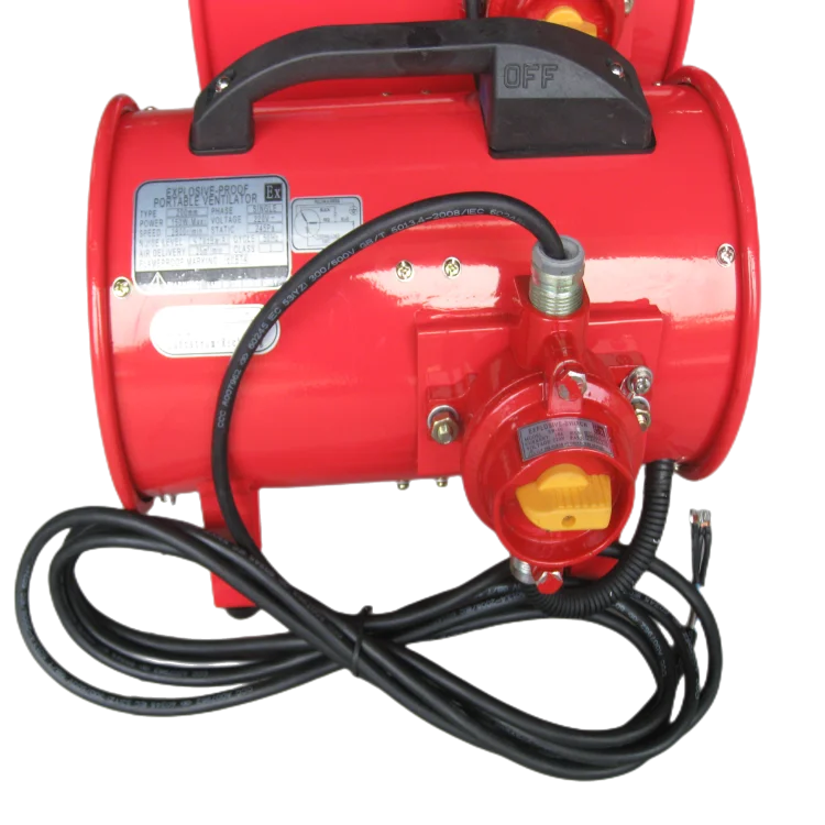 Explosive Proof Ventilation Blower, ATEX, 36V, Aluminum - detail 10