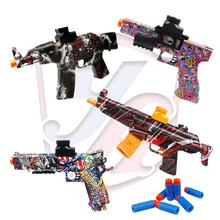 Ready to Ship ABS Plastic Soft Bullets Pistola M416 Akm47 Gelsplatter Gun Blaster for Outdoor Play-Ages 5+