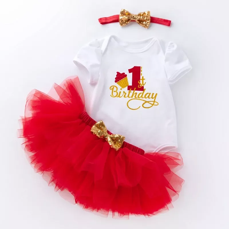Birthday Dress 1 Year Old Girl New Born Baby Girl Dress Summer Clothes