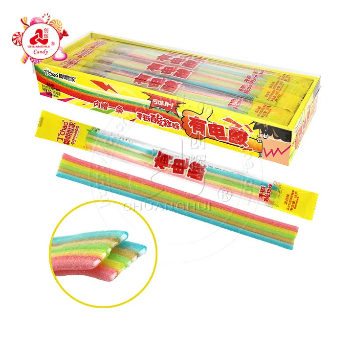 rainbow gummy strip