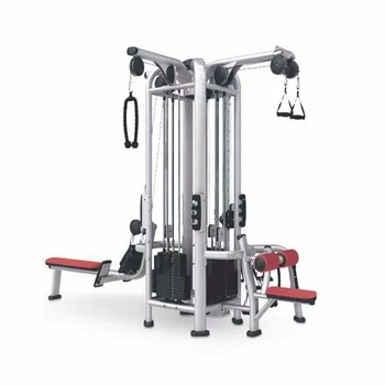 Body Exercise Cable Commercial Multi Gym Squat Power Rack Equipment Gym Function 8 Station Trainer