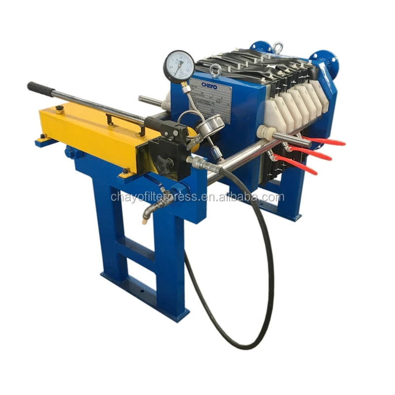 Small Size Chamber Filter Press Machine in Sewage Industry
