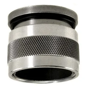 Custom CNC flat end knurling thread screw tube connecter sleeve