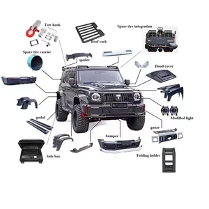 B-Arbus Upgraded Body Kit for Off-Road Vehicles Facelift Parts on Tank 300 New Car Front Bumper Roof Rack Accessories