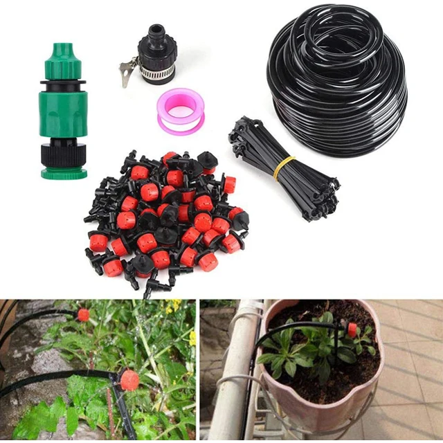 Collapsible Tank Self Watering System Gravity Drip Irrigation System Garden Yard Pot Plant Self Watering Automatic Drip Kit