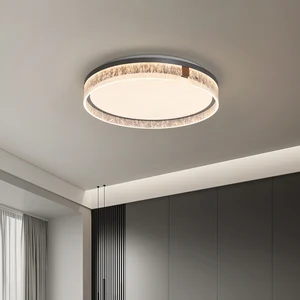 Italian Ice Crackle LED Ceiling Light Modern Design Acrylic Lamp for Living Dining & Bedroom IP44 Rating for Showroom