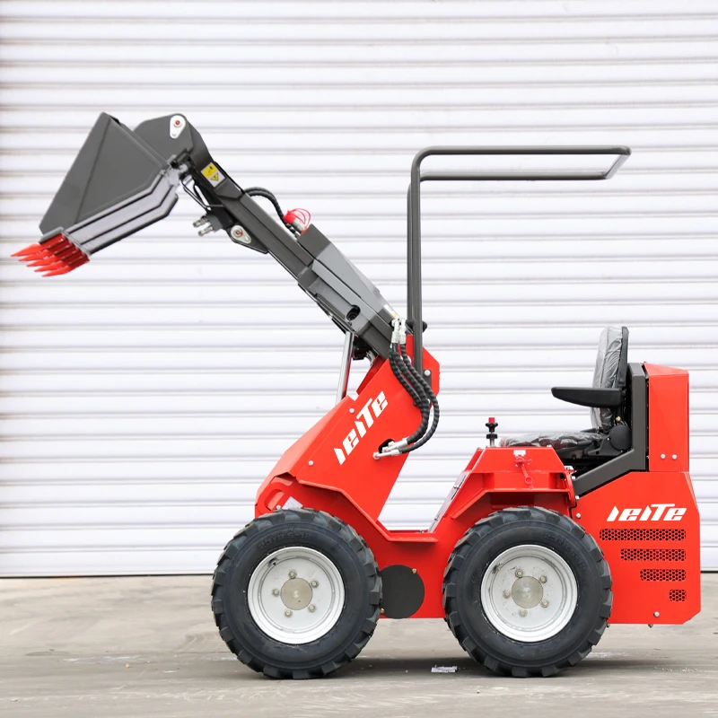 2025 Cheap Small Mini Wheel Loader Skid Steer Shovel  Loader for Garden Farm Use Chinese Manufacturers Spot Hot Sale