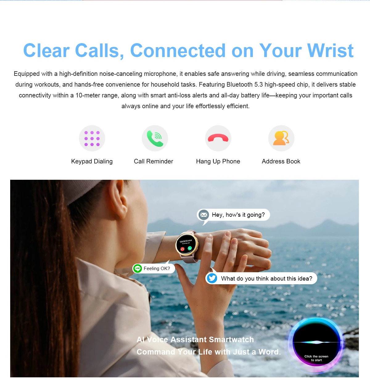 If you are searching for a supplier of a product with perfect quality control and highly competitive prices, which gives you an advantage in expanding your local market, then contact us now!  Competitive suppliers of  M55  Fashion Smart Watch 2026 Heart Rate Monitor IP68 Waterproof Voice Assistant S0S BT Calling Smart Watch for Men Women