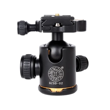 Q02 8KG Load Panoramic Swivel Tripod Ball Head 1/4 Screw Mount Mini Camera Tripod Ball Head for DSLR Digital Camera