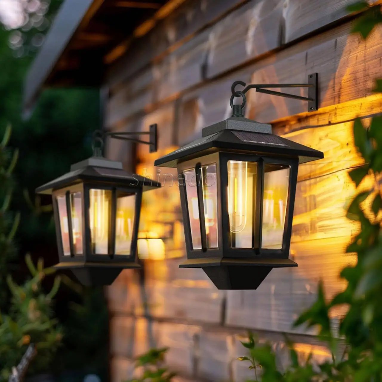 Lámpara Solar Led Colgante, Cobertizo Led Impermeable | Meses Sin Interés