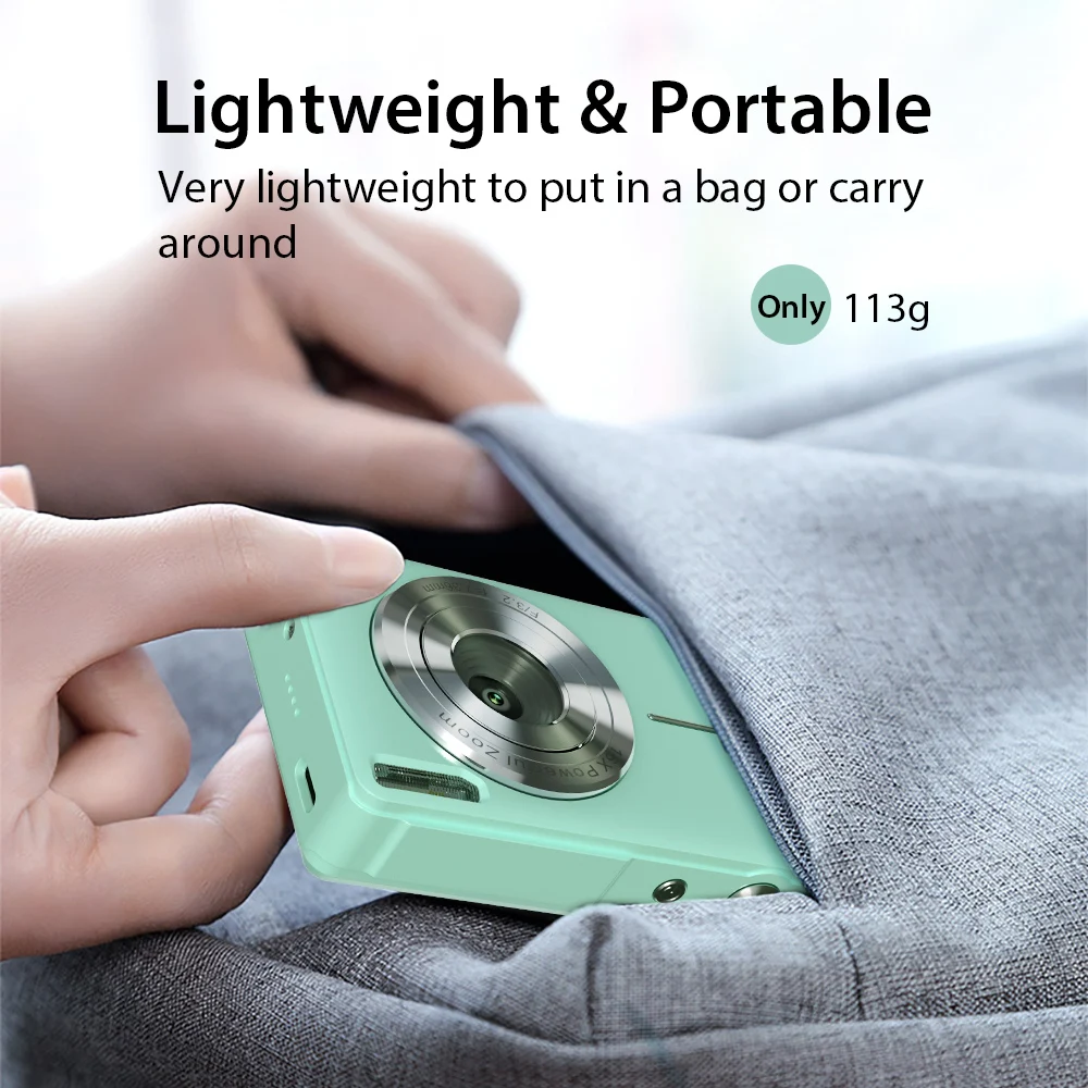 ポータブル44MP 16Xズームデジタルカメラ1080P写真ビデオ