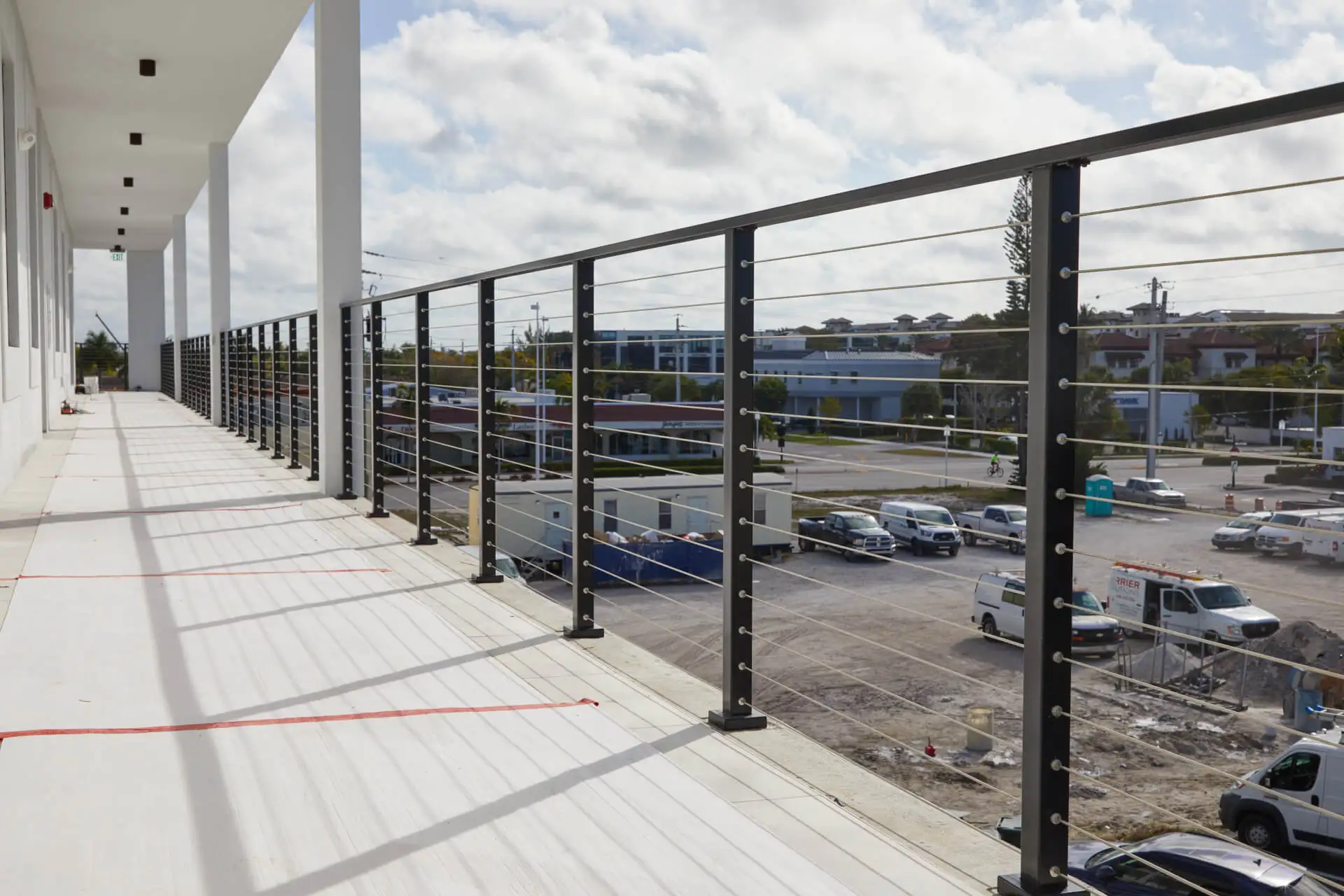 Modern Design Wire Stair Handrail Stainless Steel Cable Slim Deck ...