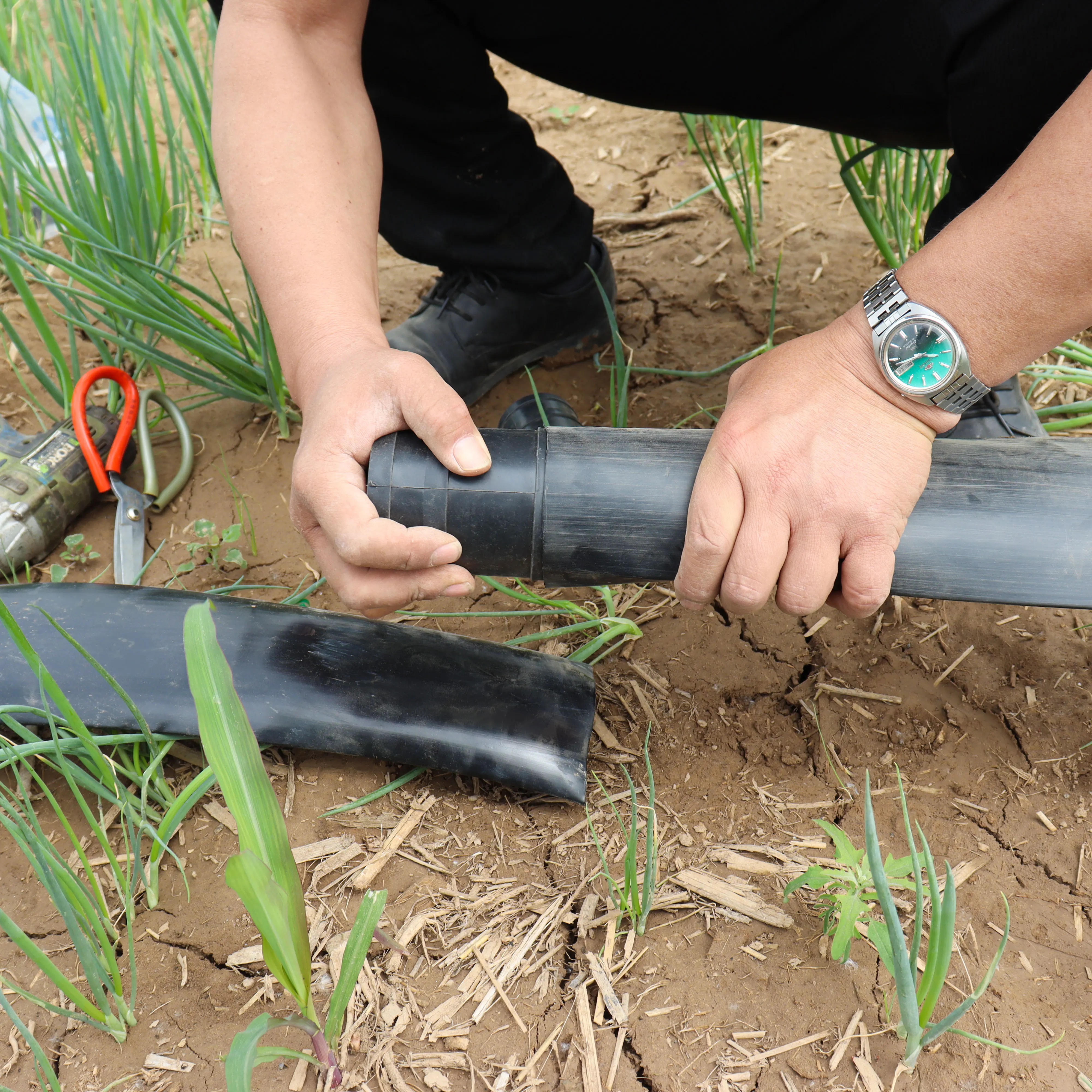 1 HA Drip Irrigation Fittings Layflat Hose Tee Agricultural Flexible Pipe Junction Connector Valve Hbd083a77895245df8a0a8e953b776c3dV
