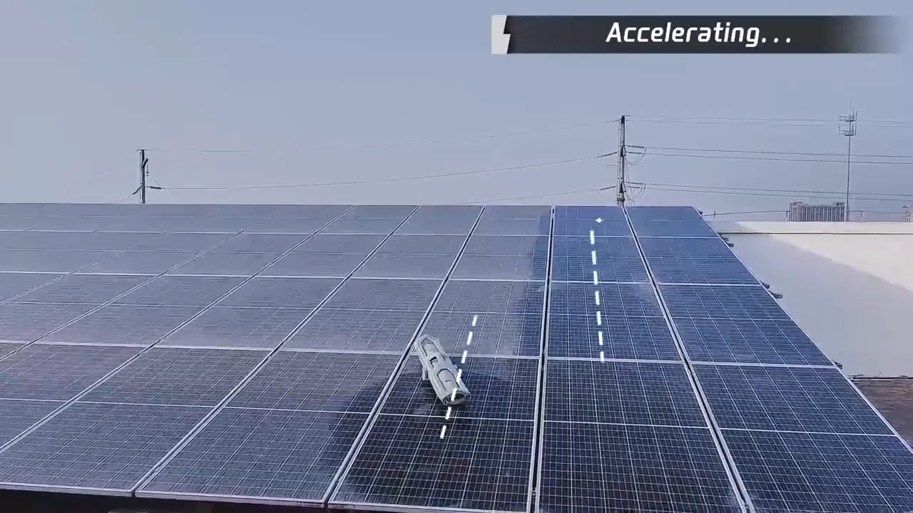 IFBOT Solar Panel Cleaning Robot Efficient Dry Clean