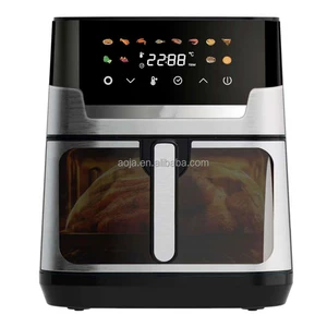 8L Manufacturer Custom Logo Air Fryer 10L Big Capacity Stainless Steel Color Screen  Free Sample Offer Homeuse air Fryer
