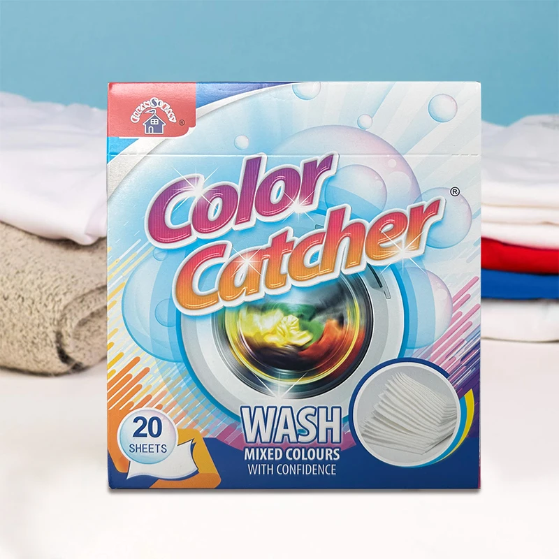 Washing Clean Color Catcher Laundry Degradable Sheets Color Grabber Laundry Sheet Colour Catchers for Laundry