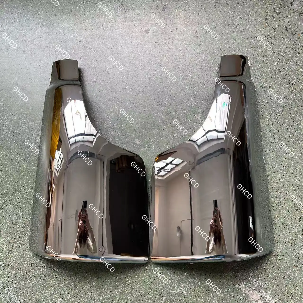 GHCD/NEW PRODUCT/HIGH QUALITY CHROME-PLATED CORNER PANEL for JAPANESE TRUCK  ISUZU NKR/100P/MITSUBISHI/HINO/NISSAN