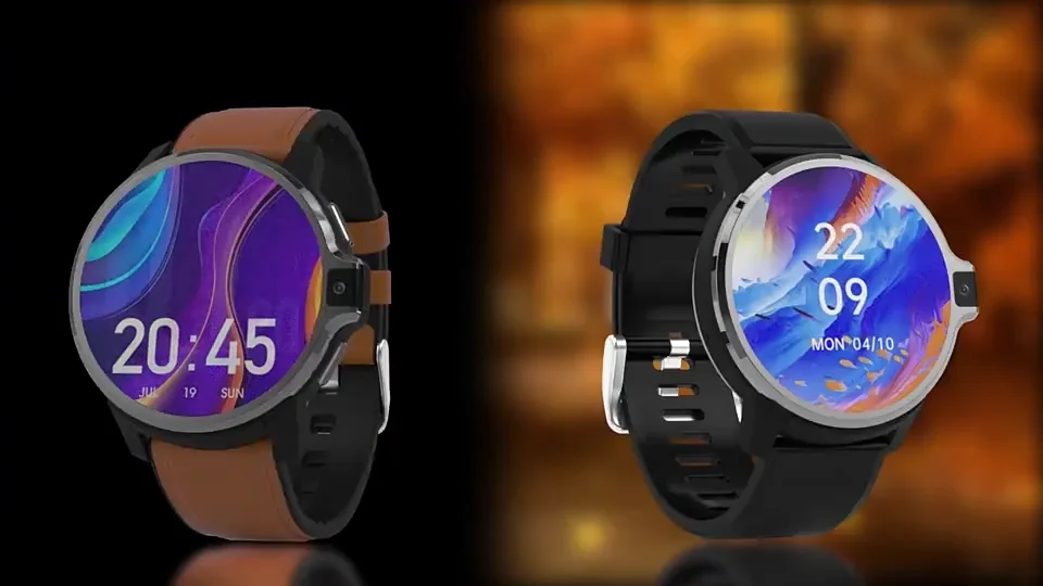 Round Big Touch Screen Sport 4g Smartwatch Music Gps Smart Watch For