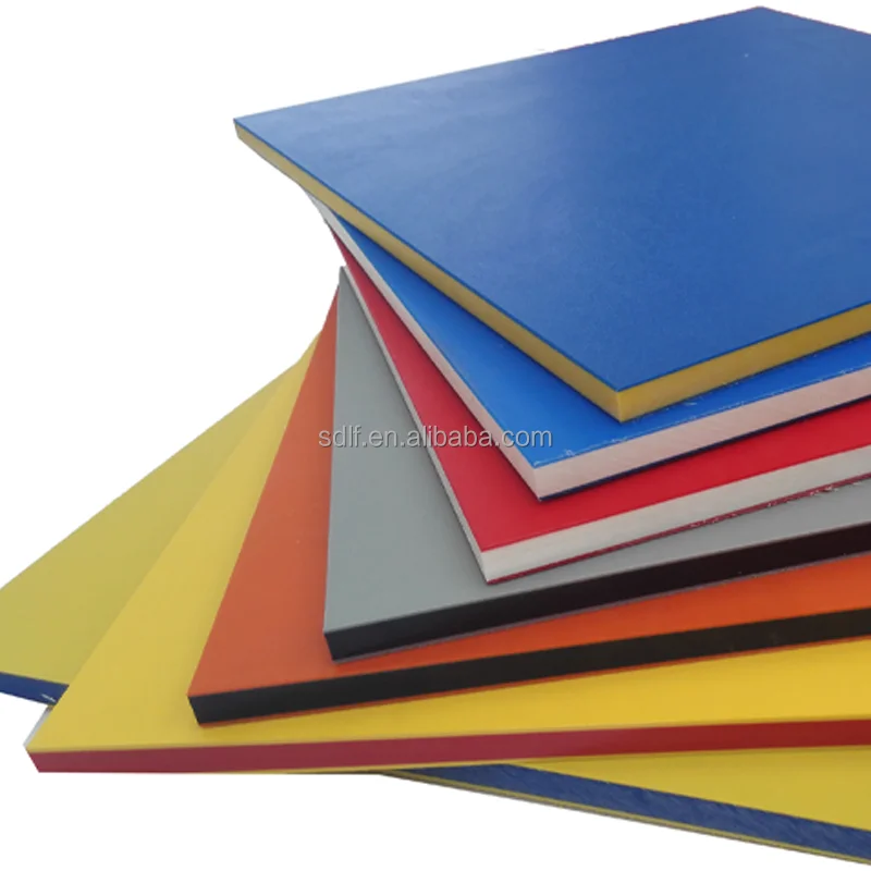 Factory Price Colorful HDPE Multilayer Sheet Textured Surface Color Core HDPE Sheet Sandwich HDPE Sheets