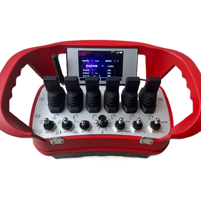 Wireless 6-Joystick Truck Crane Remote Control Waterproof with Automatic Function 1-Year Warranty Radio Control