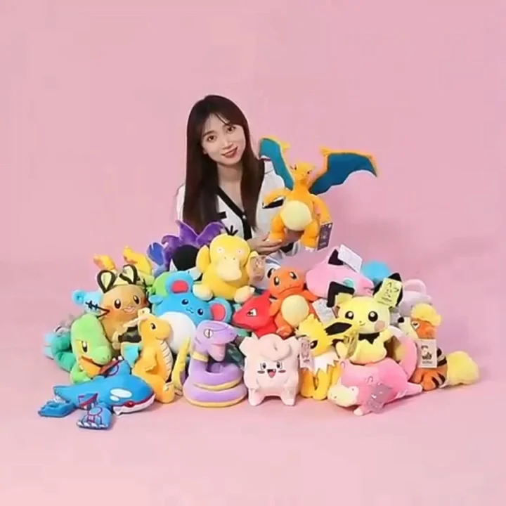 かわいい漫画アニメぬいぐるみ8インチピカチュウカワイイポケモン