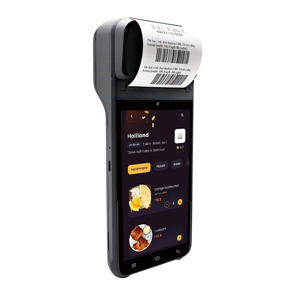 Z92 4G Smart POS Terminal with Bluetooth, Wifi, & Thermal