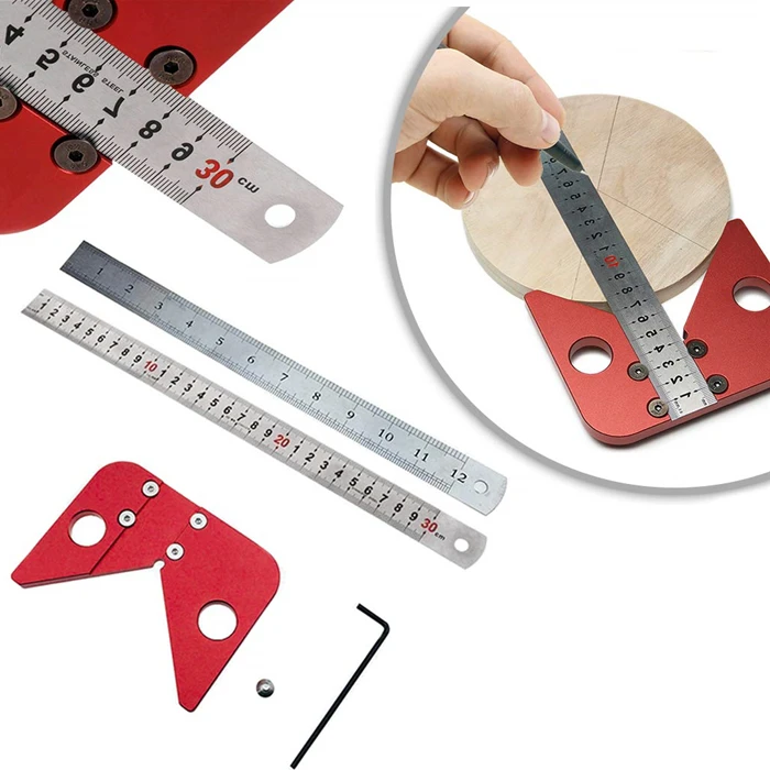 Woodworking Center Scriber 45 Degrees Angle Line Caliber Ruler Wood  Measuring Scribe Tool - China Wood Scribe, Scribe Tool