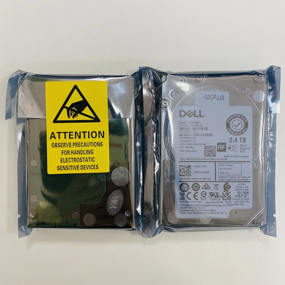 Dell 2,4 ТБ SAS 12Gps HDD 10KRPM для сервера