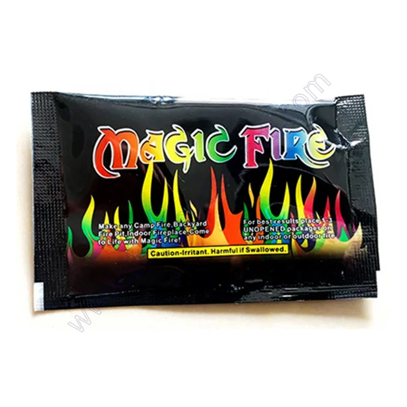Magic Powder Colorful Flames Tricks Color Camping Magical Pack Camp Colour Changing Coloured Mystical Fire Flame Colorant