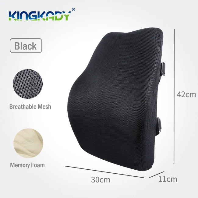 Wholesale Orthopedic Comfort Wheelchair Car Backrest Pillow Memory Foam