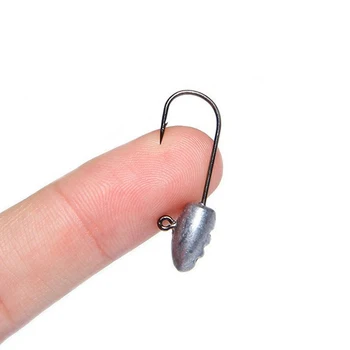 CHEERY 2g 3g 5g 7g 10g Jig Heads Hook Soft Artificial Bait Freshwater Seawater Barbed Lead Fishing Tackle Hooks – Soft Lure – view 3
