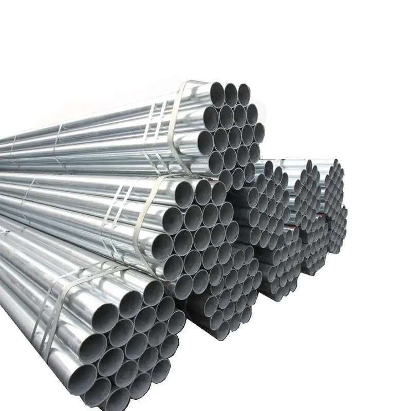 Hot dipped galvanized mild carbon seamless steel iron GI pipe