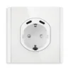 Euro socket with 2 type C