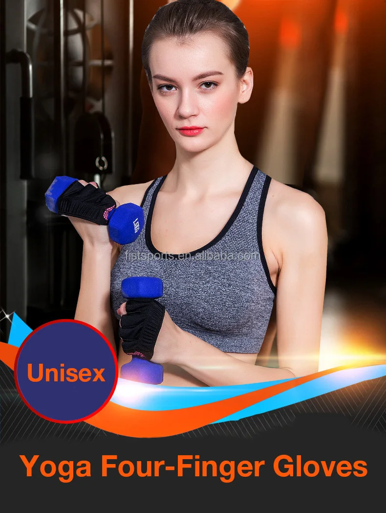 Dumbbell Crossfit Workout Half Finger Thin Gym Sport Gloves Sports Anti