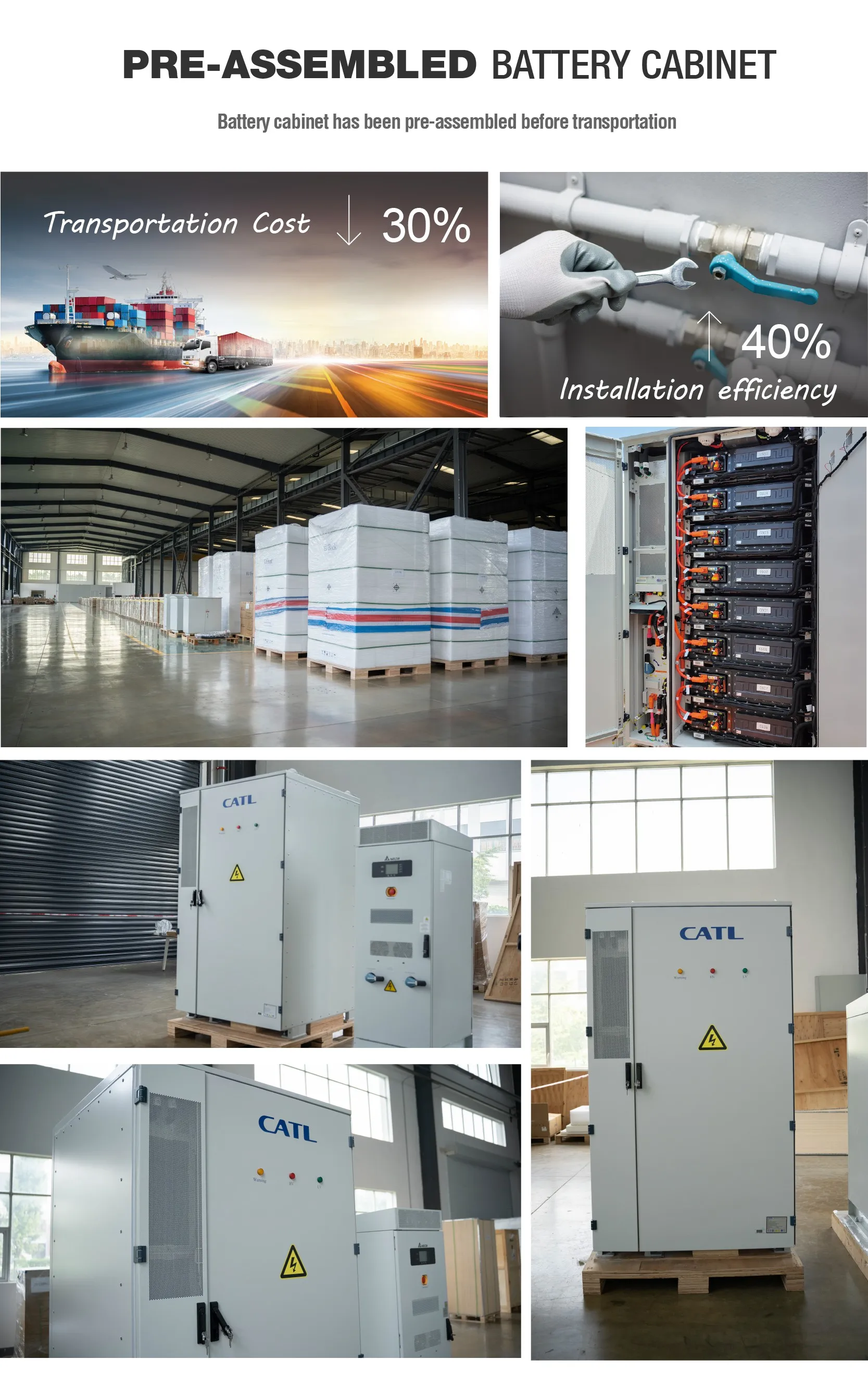 Catl Enerone Outdoor 500kwh 1000kwh Liquid Cooling Battery Energy