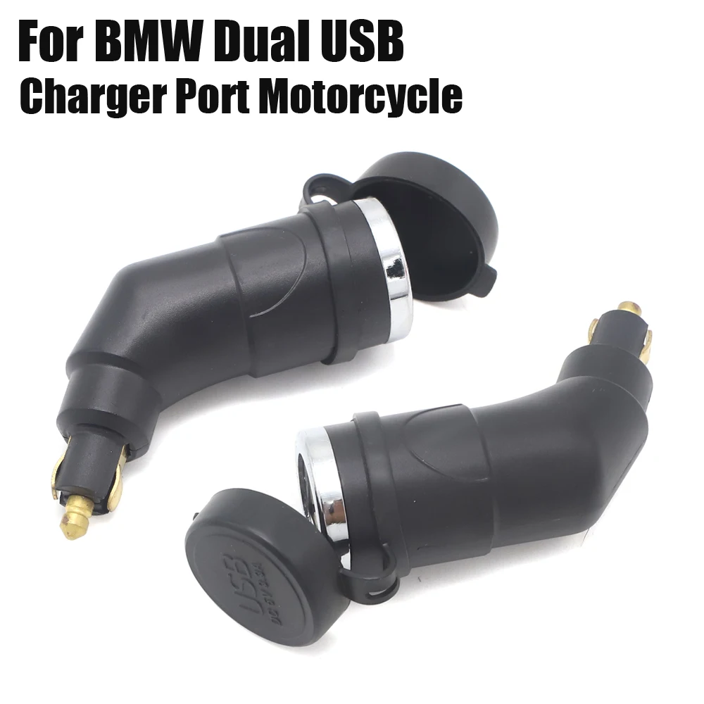 Motorcycle Dual USB Charger Power Adapter Cigarette Lighter Socket for BMW R1250GS F850GS F800GS F650GS F700GS R1200GS R1200RT