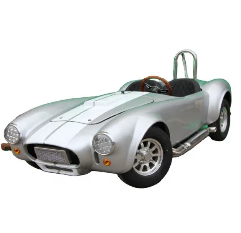 150cc Mini Cobra Gasoline Golf Cart - Off-Road Vehicle in Silver