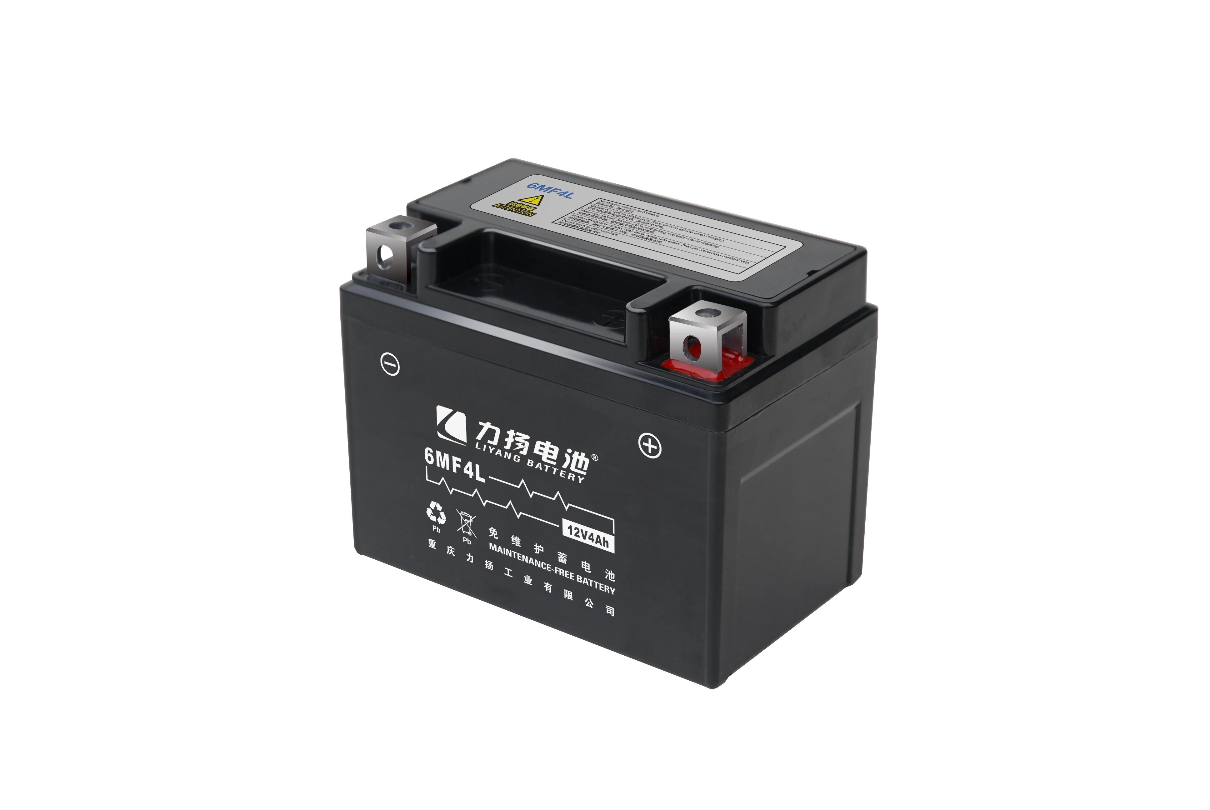 6MF4L Motorcycle Spare Part and Accessories 12V 4Ah Maintenance Free Lead Acid  Battery for Two Wheel Motorbike