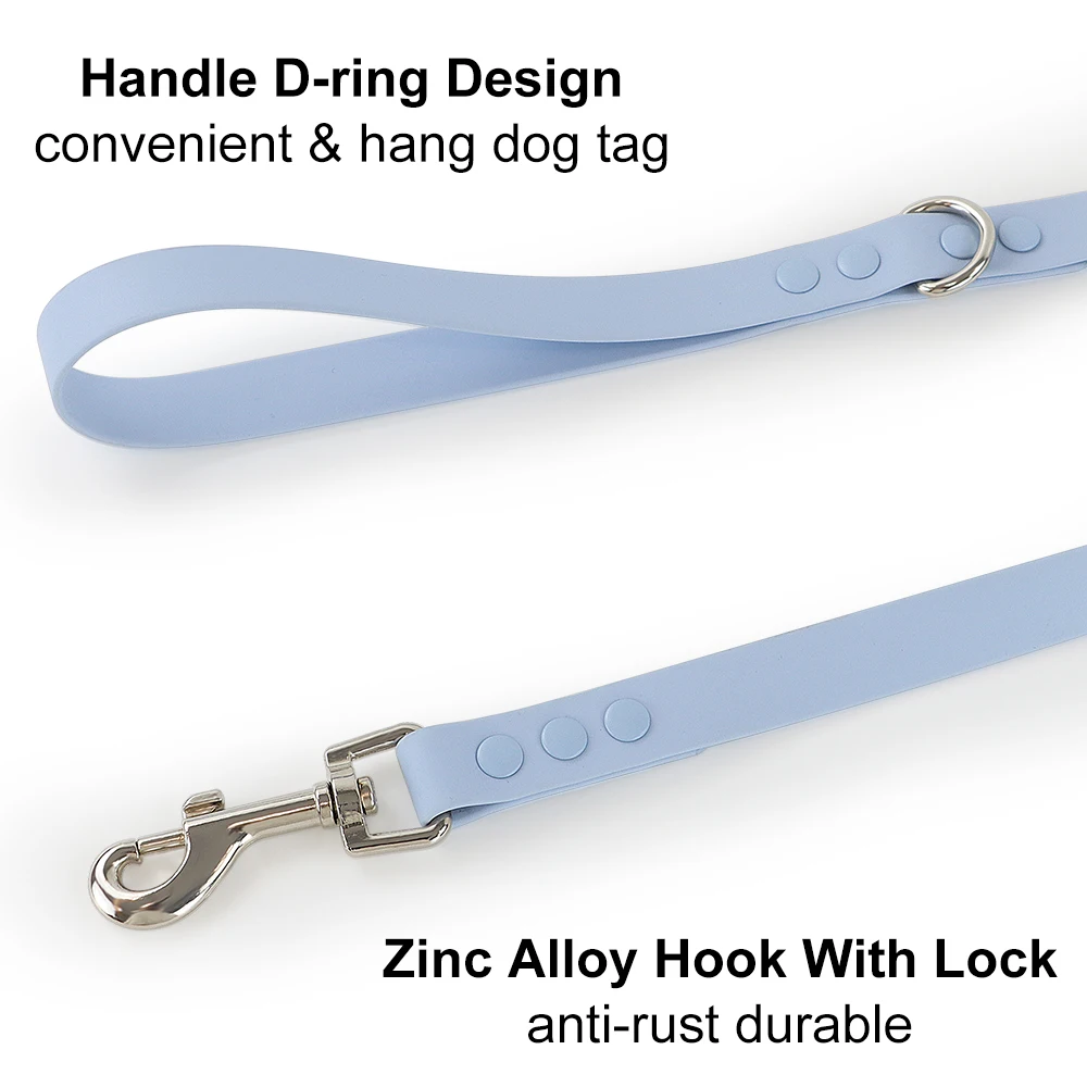 Dog Collar Leash And Harness Pvc Waterproof bing Easy To Clean