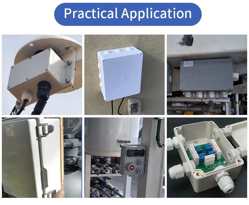 CNPNJI Manufacturer IP68 Waterproof Junction Box Electrical Plastic Box