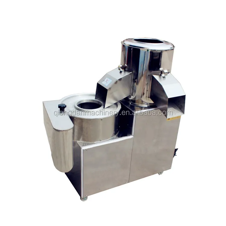 200kg/h Vegetable Ginger Peeling and Cutting Potato Chips Slicing Machine Sweet Potatoes Washing and Peeling Machine - Image 3