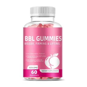 Factory Supply klw gummies for butt and hip enlargement gummies body enhancement BBL gummies