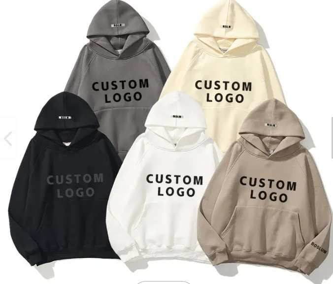 Plain Oversized Custom Cheap Hoodies Unisex Blank Heavyweight 100