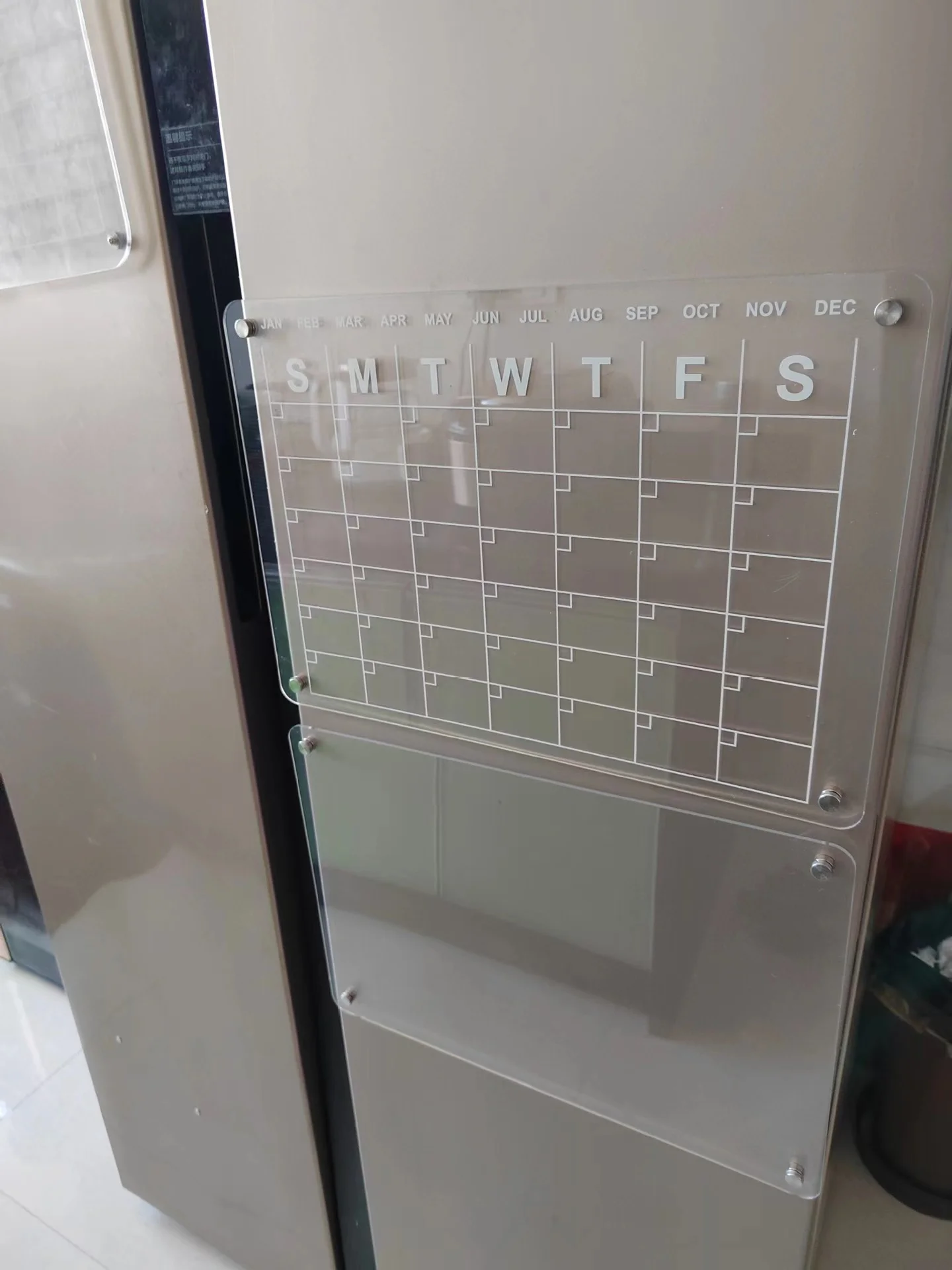 Acrylic Board Kitchen With A Family Musthave Transparent