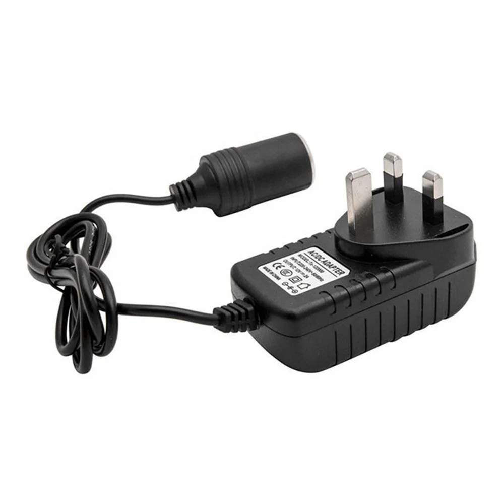 Convertisseur AC/DC 12V 2A Ihreesy - Adaptateur Allume-Cigare 100-240V Voiture
