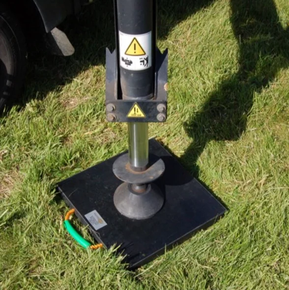 Лучшее качество анти-скольжение пластиковый Uhmwpe крана выносной колодки для подъемного