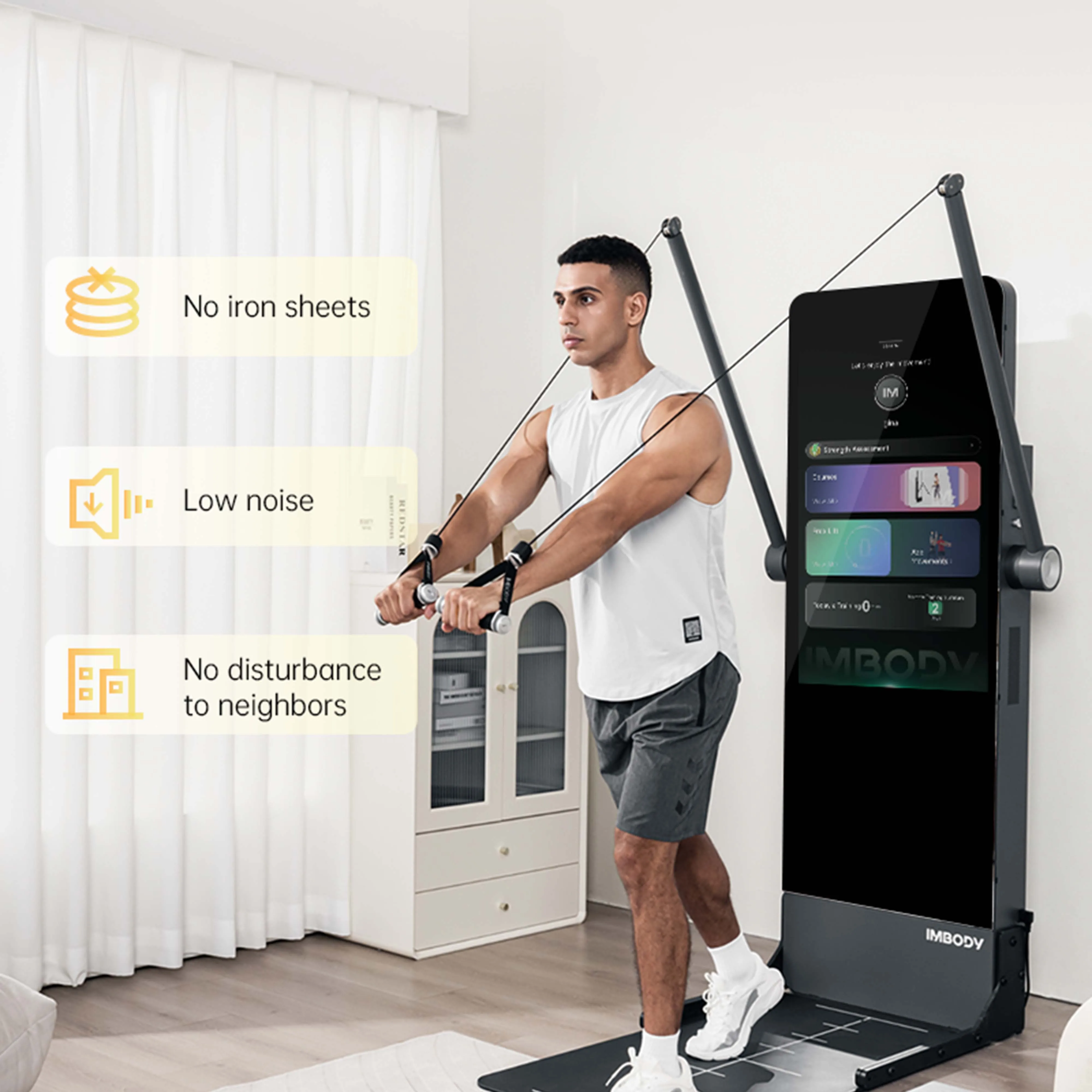 Home Gym Equipment Workout Smart Mirror IMBODY POWER S Pro Smart