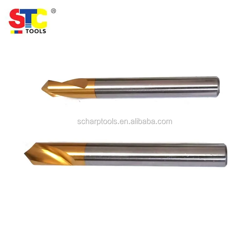 Hss Spotting Drill Nc Spot Drill High Speed Steel Milling Cutter Bits